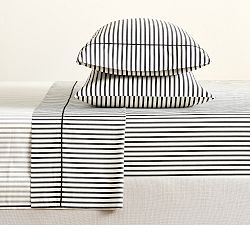 400-Thread-Count Traditional Striped Sateen Sheet Set