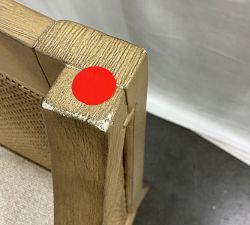 Open Box: Atwood Cane Counter Stool (26") - Performance Boucle Oatmeal, Seadrift