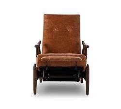 Open Box: Blackburn Leather Recliner - Dakota Tobacco, Almond
