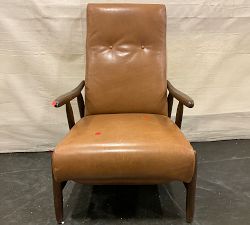 Open Box: Blackburn Leather Recliner - Dakota Tobacco, Almond