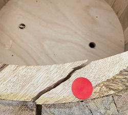 Open Box: Beirut Round End Table (25") - Bark Brown