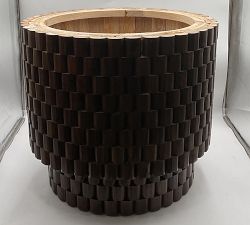 Open Box: Beirut Round End Table (25") - Bark Brown