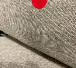 Open Box: Pearce Modern Square Arm Left Power Recliner - Performance Casual Chenille Parchment