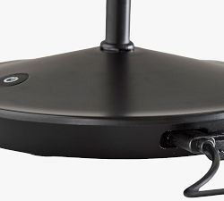 Adam Woven LED Cordless Rechargeable Table Lamp (15")