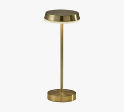 Kim Metal LED Cordless Rechargeable Table Lamp (15")