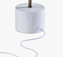Warren Wood LED Cordless Rechargeable Table Lamp (12")