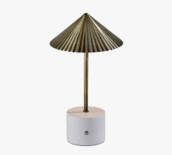 Warren Wood LED Cordless Rechargeable Table Lamp (12")
