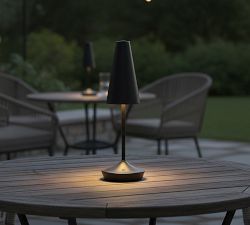 Wrigley Metal LED Cordless Rechargeable Table Lamp (14")