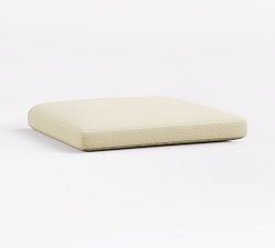 Cushion Only: Modern Farmhouse Outdoor Dining Chair, High Performance Canvas; Natural