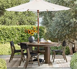 Get The Look: Rockport Round Outdoor Dining Table (67") + Chair Set