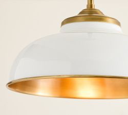 Kitt Metal Round Indoor/Outdoor Pendant (12")
