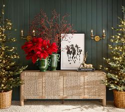 Faux Oversized Red Berry Branch