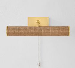 Hannah Natural Woven Picture Light (16"-24")