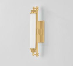 Victor Vanity Bath Single Glass Sconce (18")