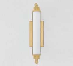 Victor Vanity Bath Single Glass Sconce (18")