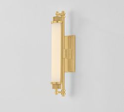 Victor Vanity Bath Single Glass Sconce (18")