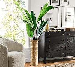 Rattan Floor Vase