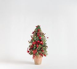 Open Box: Faux Lit Mixed Berry Tree (2')