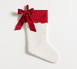 Velvet Scallop Stocking