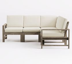 Indio Eucalyptus 5-Piece Outdoor Sectional (78")