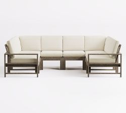 Indio Eucalyptus 8-Piece Outdoor Sectional (106")