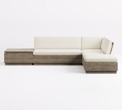Indio Eucalyptus Modern Platform 5-Piece Sectional (123")