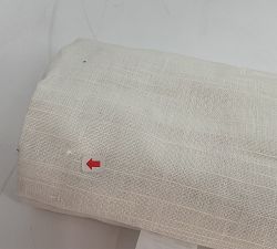 Open Box: Emery Linen Cordless Roman Blackout Shade (34"W x 64"L) - Ivory