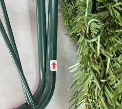 Open Box: Lit Faux Pine Tree (6"H) - Green