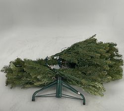 Open Box: Lit Faux Pine Tree (6"H) - Green