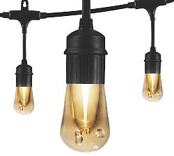 Open Box: Outdoor LED String Lights (48") - Black