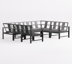 Indio Metal 8-Piece U-Shaped Outdoor Sectional (105")
