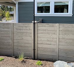 Bistro Wall Mounted String Lights Posts