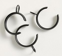 Open Box: Standard Oversized Quiet Glide C-Loop Rings - Matte Black