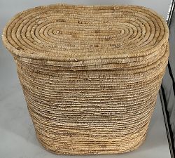 Open Box: Coil Double Hamper - Natural