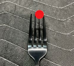 Open Box: Gaze Stainless Steel 20-Piece Flatware Set - Gunmetal