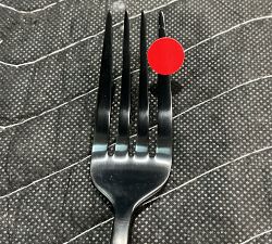 Open Box: Gaze Stainless Steel 20-Piece Flatware Set - Gunmetal