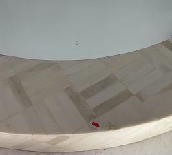 Open Box: Larsen Bone Round Wall Mirror (30"Dia)