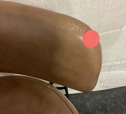 Open Box: Maison Leather Bar Stool (30"H) - Maple Signature, Antique Bronze