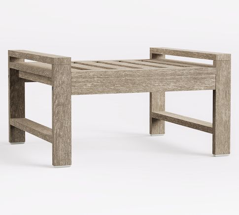 Indio Wood Outdoor Ottoman Frame