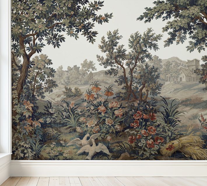 Kravet Folly Scenic Mural Wallpaper | Pottery Barn