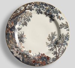 Kravet Folly Scenic Stoneware Dinner Plates - Set of 4