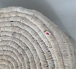Open Box: Coil Double Hamper - Whitewash