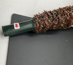 Open Box: Lit Faux Pine Tree (6') - Green