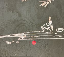 Open Box: Tree Carved Wood Wall Art (61" x 36")