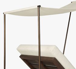 Sorel Teak Outdoor Chaise Lounge
