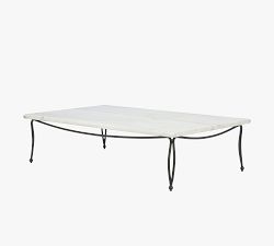 Ravelle Marble Outdoor Coffee Table (60")