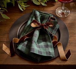 Lander Plaid Cotton Napkins - Set of 4
