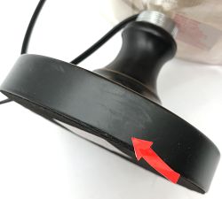 Open Box: Fig Iron Table Lamp - Antique Bronze