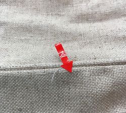Open Box: PB Comfort Square Arm Cover - Performance Everydaylinen Oatmeal