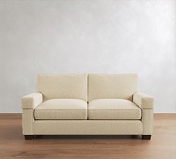 Open Box: PB Comfort Square Arm Cover - Performance Everydaylinen Oatmeal